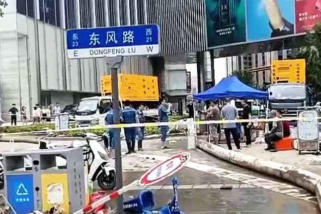 开云官方站网站登录入口-开云(中国)排涝突击队在排涝现场